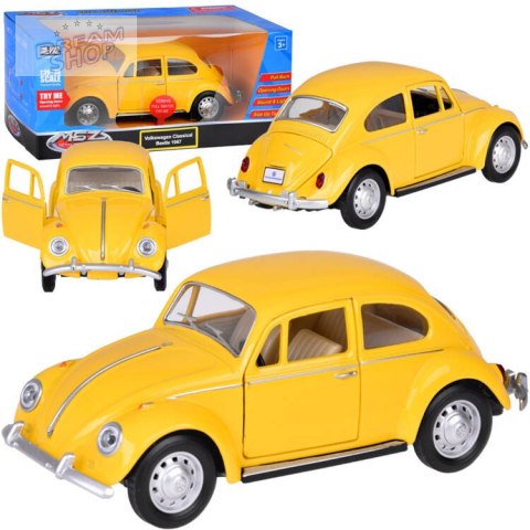 Auto kolekcjonerskie Volkswagen Classical Beetle 1967 1:36 metalowe auto światło dźwięk ZA5055 Auto kolekcjonerskie Volkswagen Classical Beetle 1967 1:36 metalowe auto światło dźwięk ZA5055