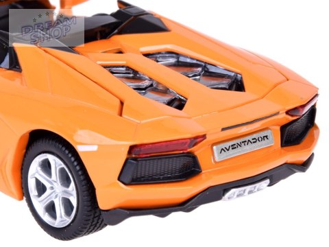 Auto metalowe model Lamborghini Aventador Roadster 1:32 interaktyw. ZA5053 Auto metalowe model Lamborghini Aventador Roadster 1:32 interaktyw. ZA5053