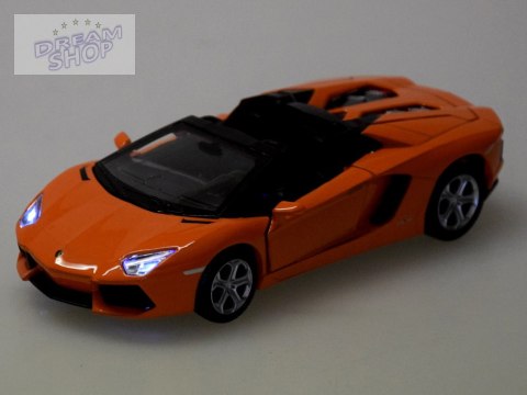 Auto metalowe model Lamborghini Aventador Roadster 1:32 interaktyw. ZA5053 Auto metalowe model Lamborghini Aventador Roadster 1:32 interaktyw. ZA5053