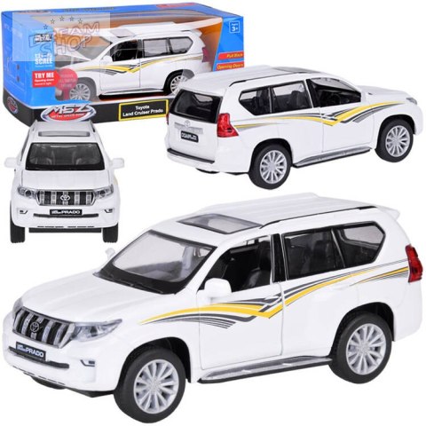 Auto metalowe model TOYOTA LAND CRUISER PRADO światło dźwięk SUV ZA5056 Auto metalowe model TOYOTA LAND CRUISER PRADO światło dźwięk SUV ZA5056