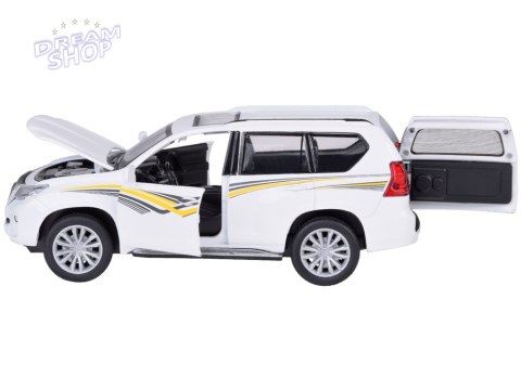 Auto metalowe model TOYOTA LAND CRUISER PRADO światło dźwięk SUV ZA5056 Auto metalowe model TOYOTA LAND CRUISER PRADO światło dźwięk SUV ZA5056