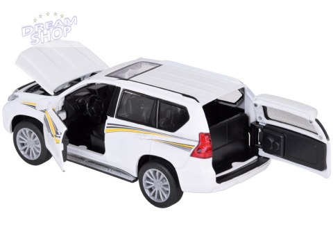 Auto metalowe model TOYOTA LAND CRUISER PRADO światło dźwięk SUV ZA5056 Auto metalowe model TOYOTA LAND CRUISER PRADO światło dźwięk SUV ZA5056