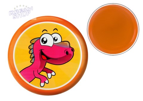 Dysk Latający Frisbee z Dinozaurem Pomarańczowy 20 Cm Dysk Latający Frisbee z Dinozaurem Pomarańczowy 20 Cm