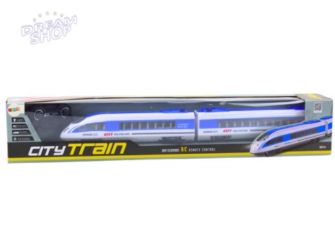 Pociąg Zdalnie Sterowany RC Światła Biały 65 Cm Pociąg Zdalnie Sterowany RC Światła Biały 65 Cm