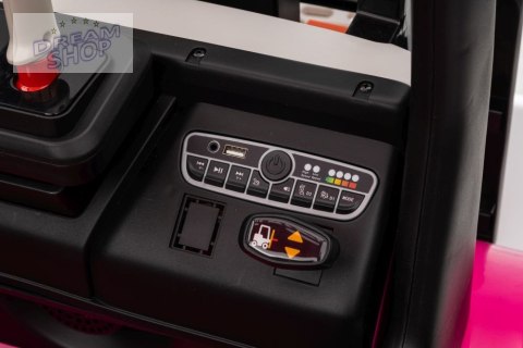 Wózek Widłowy Na Akumulator XMX638 Różowy