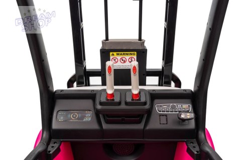 Wózek Widłowy Na Akumulator XMX638 Różowy