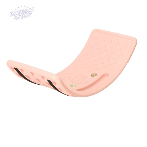 Deska do balansowania bujak dla dzieci 67x29 cm antypoślizgowa różowa Deska do balansowania bujak dla dzieci 67x29 cm antypoślizgowa różowa