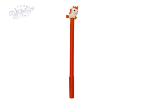 Długopis Z Jednorożcem Zatyczka Czarny Wkład Mix Fioletowy Pomarańczowy 0.5mm Długopis Z Jednorożcem Zatyczka Czarny Wkład Mix Fioletowy Pomarańczowy 0.5mm
