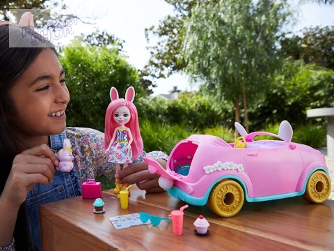 Enchantimals króliczkowóz lalka Bree Bunnymobile akcesoria autko ZA5468 Enchantimals króliczkowóz lalka Bree Bunnymobile akcesoria autko ZA5468