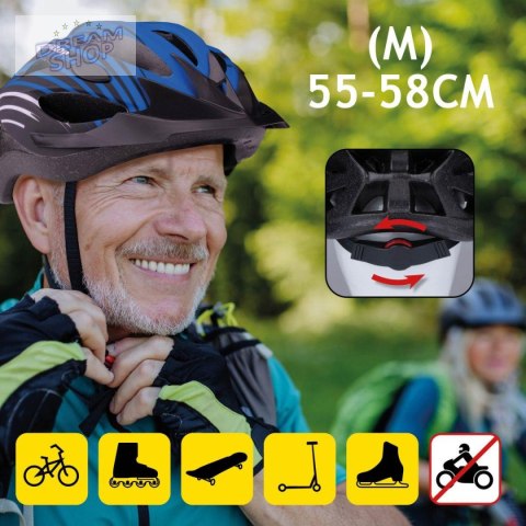 KASK ROWEROWY REGULOWANY DUNLOP R.M SZARY