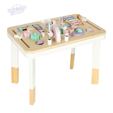 Lulilo Stolik manipulacyjny montessori pastelowy