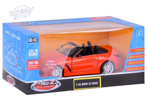Model kolekcjonerski auto metalowe BMW Z4 M40i cabrio światła ZA5049 Model kolekcjonerski auto metalowe BMW Z4 M40i cabrio światła ZA5049