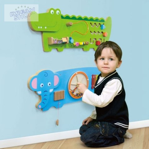 Viga Tablica Sensoryczna Manipulacyjna Słoń Viga Tablica Sensoryczna Manipulacyjna Słoń