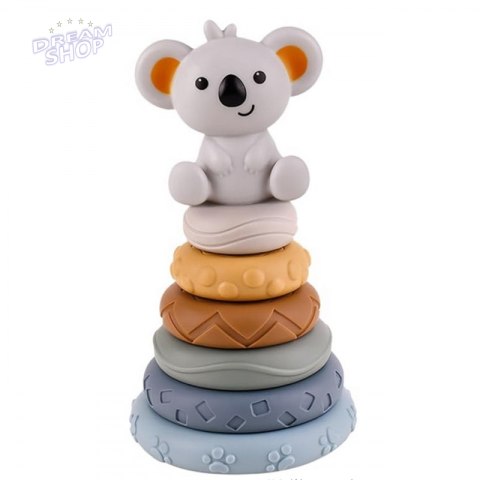 WOOPIE Zestaw Edukacyjna Piramdka Koala 2w1 Gryzak WOOPIE Zestaw Edukacyjna Piramdka Koala 2w1 Gryzak