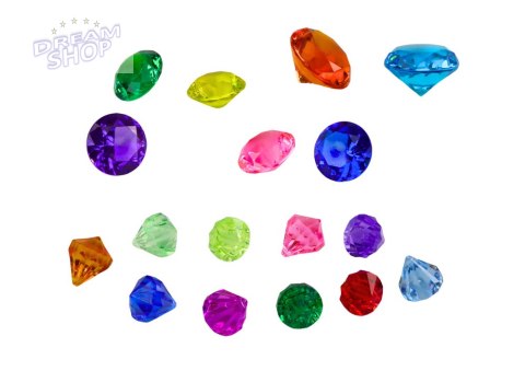 Diamenty W Skrzyni Kuferku Kolorowe 17 Sztuk Diamenty W Skrzyni Kuferku Kolorowe 17 Sztuk