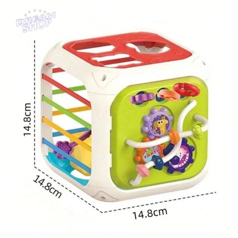 WOOPIE BABY Sensoryczna Edukacyjna Kostka Aktywności WOOPIE BABY Sensoryczna Edukacyjna Kostka Aktywności