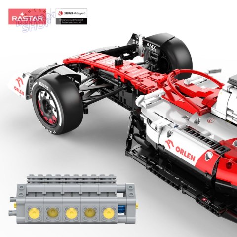 1:8 Alfa Romeo F1 C42 Klocki 2261el. RASTAR 1:8 Alfa Romeo F1 C42 Klocki 2261el. RASTAR