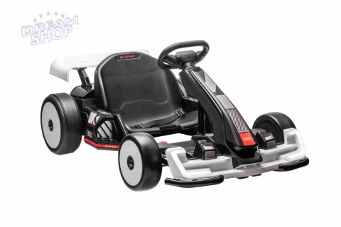 Pojazd Gokart Audi z Funkcją Driftu Biały Pojazd Gokart Audi z Funkcją Driftu Biały