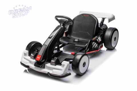 Pojazd Gokart Audi z Funkcją Driftu Biały Pojazd Gokart Audi z Funkcją Driftu Biały