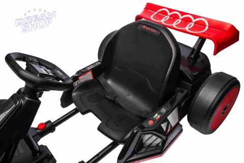 Pojazd Gokart Audi z Funkcją Driftu Czerwony Pojazd Gokart Audi z Funkcją Driftu Czerwony