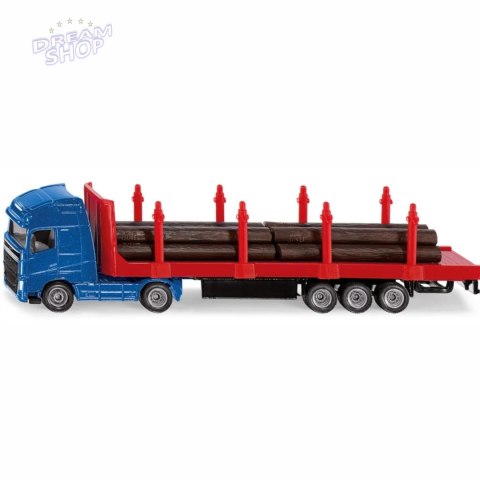 Siku Samochód ciężarowy do transportu drewna skala 1:87 model metal S1659 Siku Samochód ciężarowy do transportu drewna skala 1:87 model metal S1659