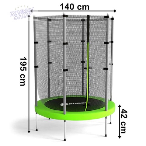 Trampolina z siatką wewnętrzną SAUT 140 cm Trampolina z siatką wewnętrzną SAUT 140 cm