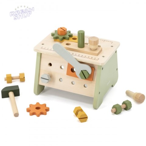 VIGA PolarB Mini Warsztat 2w1 Skrzynka z Narzędziami Zestaw Drewniany VIGA PolarB Mini Warsztat 2w1 Skrzynka z Narzędziami Zestaw Drewniany