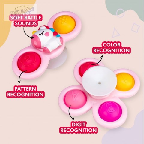 WOOPIE BABY Kosmiczny Spinner Pop-it Zabawka Sensoryczna Wymienne 3 szt Różowy. WOOPIE BABY Kosmiczny Spinner Pop-it Zabawka Sensoryczna Wymienne 3 szt Różowy.
