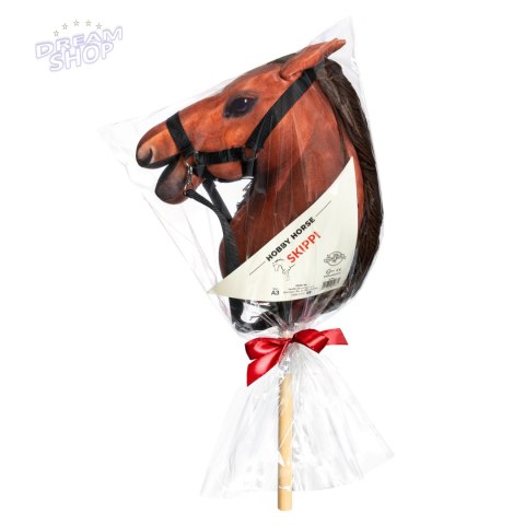 Hobby Horse Skippi A3 - Bursztyn - zabawka dla dziewczynki konik na kiju Hobby Horse Skippi A3 - Bursztyn - zabawka dla dziewczynki konik na kiju