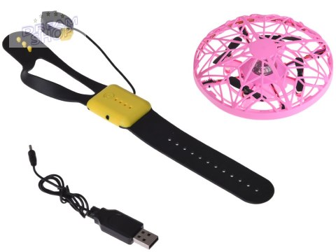 Latający dysk Dron z światłem LED Zdalnie sterowany ręką RC0653 RO Latający dysk Dron z światłem LED Zdalnie sterowany ręką RC0653 RO