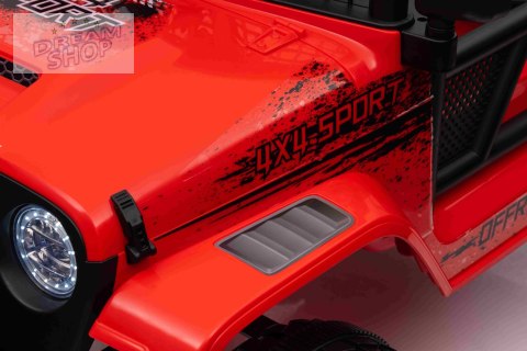 Pojazd OFF ROAD 4x4 SPORT Czerwony