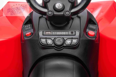 Quad Maverick ATV Czerwony Quad Maverick ATV Czerwony