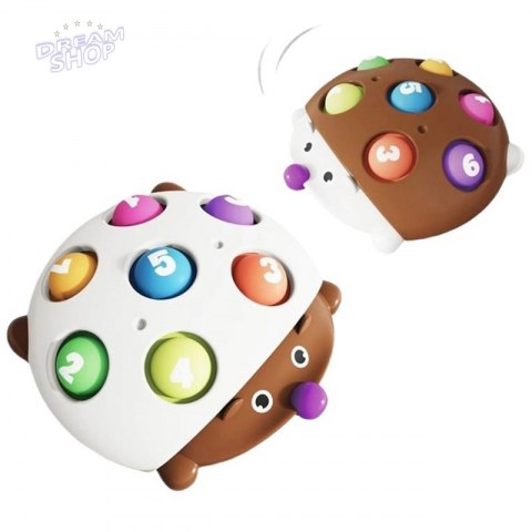 WOOPIE Jeżyk Pop-it Cyferki Fidget Toys WOOPIE Jeżyk Pop-it Cyferki Fidget Toys