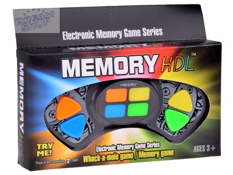 Gra elektroniczna Memory kolorowe przyciski zapamiętywanie kolorów GR0690 Gra elektroniczna Memory kolorowe przyciski zapamiętywanie kolorów GR0690