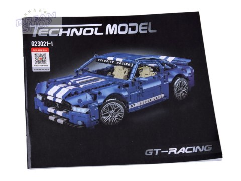 Klocki techniczne 1428-elementów Auto wyścigowe GT RACING ZA5308 Klocki techniczne 1428-elementów Auto wyścigowe GT RACING ZA5308