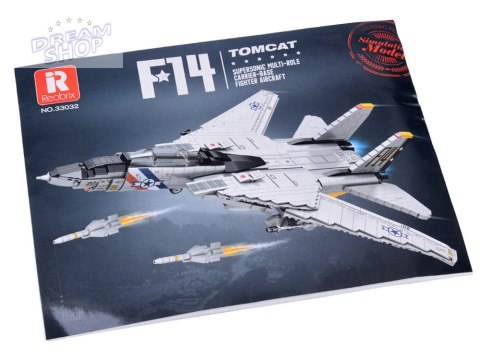Klocki techniczne F-14 Tomcat 1600 elementów amerykański myśliwiec ZA5301 Klocki techniczne F-14 Tomcat 1600 elementów amerykański myśliwiec ZA5301