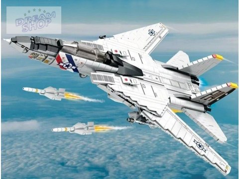Klocki techniczne F-14 Tomcat 1600 elementów amerykański myśliwiec ZA5301 Klocki techniczne F-14 Tomcat 1600 elementów amerykański myśliwiec ZA5301