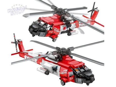 Klocki techniczne SikorskyHH-60J Jayhawk 1137el śmigłowiec lotniczy ZA5302 Klocki techniczne SikorskyHH-60J Jayhawk 1137el śmigłowiec lotniczy ZA5302