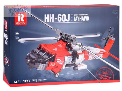 Klocki techniczne SikorskyHH-60J Jayhawk 1137el śmigłowiec lotniczy ZA5302 Klocki techniczne SikorskyHH-60J Jayhawk 1137el śmigłowiec lotniczy ZA5302