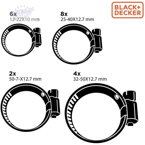 OBEJMA SKRĘCANA 20SZT BLACK + DECKER OBEJMA SKRĘCANA 20SZT BLACK + DECKER
