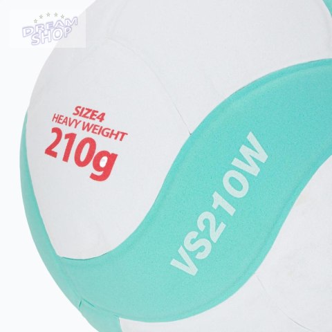 PIŁKA SIATKOWA MIKASA VS210W KIDS MINI R.4 210g biało/zielona PIŁKA SIATKOWA MIKASA VS210W KIDS MINI R.4 210g biało/zielona