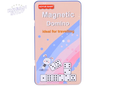 Domino magnetyczne mini gra podróżna dla dzieci i dorosłych GR0675