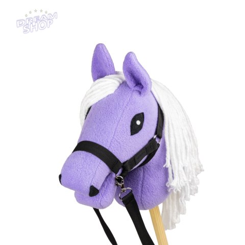 Hobby Horse Skippi A5 - koń na kiju - lawendowy fioletowy - kantar i wodze Hobby Horse Skippi A5 - koń na kiju - lawendowy fioletowy - kantar i wodze