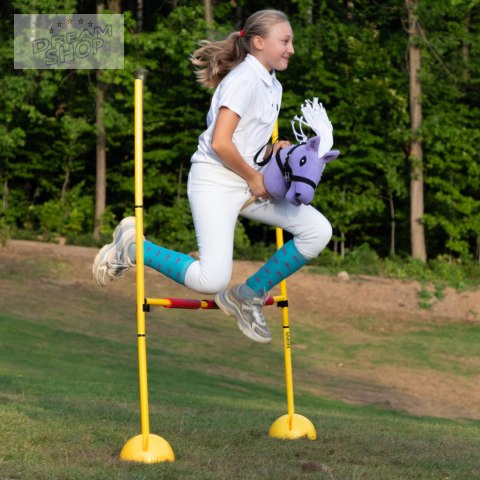 Hobby Horse Skippi A5 - koń na kiju - lawendowy fioletowy - kantar i wodze Hobby Horse Skippi A5 - koń na kiju - lawendowy fioletowy - kantar i wodze