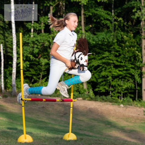 Hobby Horse Skippi A5 - w plamy - brązowe plamki - koń na kiju - kantar Hobby Horse Skippi A5 - w plamy - brązowe plamki - koń na kiju - kantar
