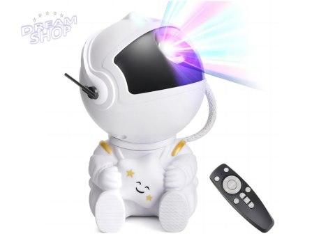 Projektor Astronauta Z Gwiazdą LED USB Pilot Sterujący Projektor Astronauta Z Gwiazdą LED USB Pilot Sterujący
