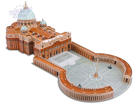 Puzzle 3D Bazylika św. Piotra Watykan 61el. puzzle przestrzenne ZA1578 Puzzle 3D Bazylika św. Piotra Watykan 61el. puzzle przestrzenne ZA1578