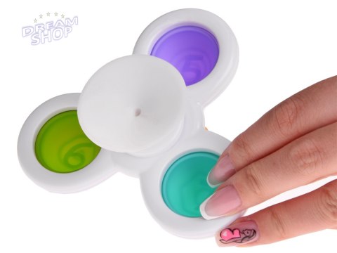 Zabawka Sensoryczna Fidget Spinner z Przyssawką 3 szt ZA5340 Zabawka Sensoryczna Fidget Spinner z Przyssawką 3 szt ZA5340