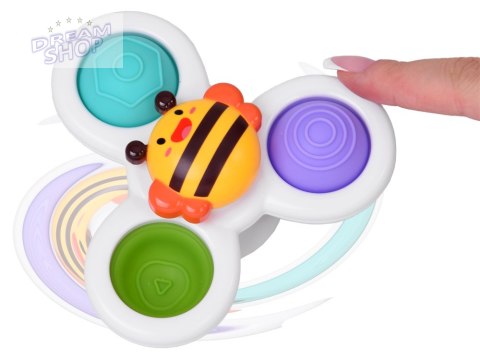 Zabawka Sensoryczna Fidget Spinner z Przyssawką 3 szt ZA5340 Zabawka Sensoryczna Fidget Spinner z Przyssawką 3 szt ZA5340
