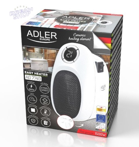 Adler AD 7749 Termowentylator - Easy heater Adler AD 7749 Termowentylator - Easy heater